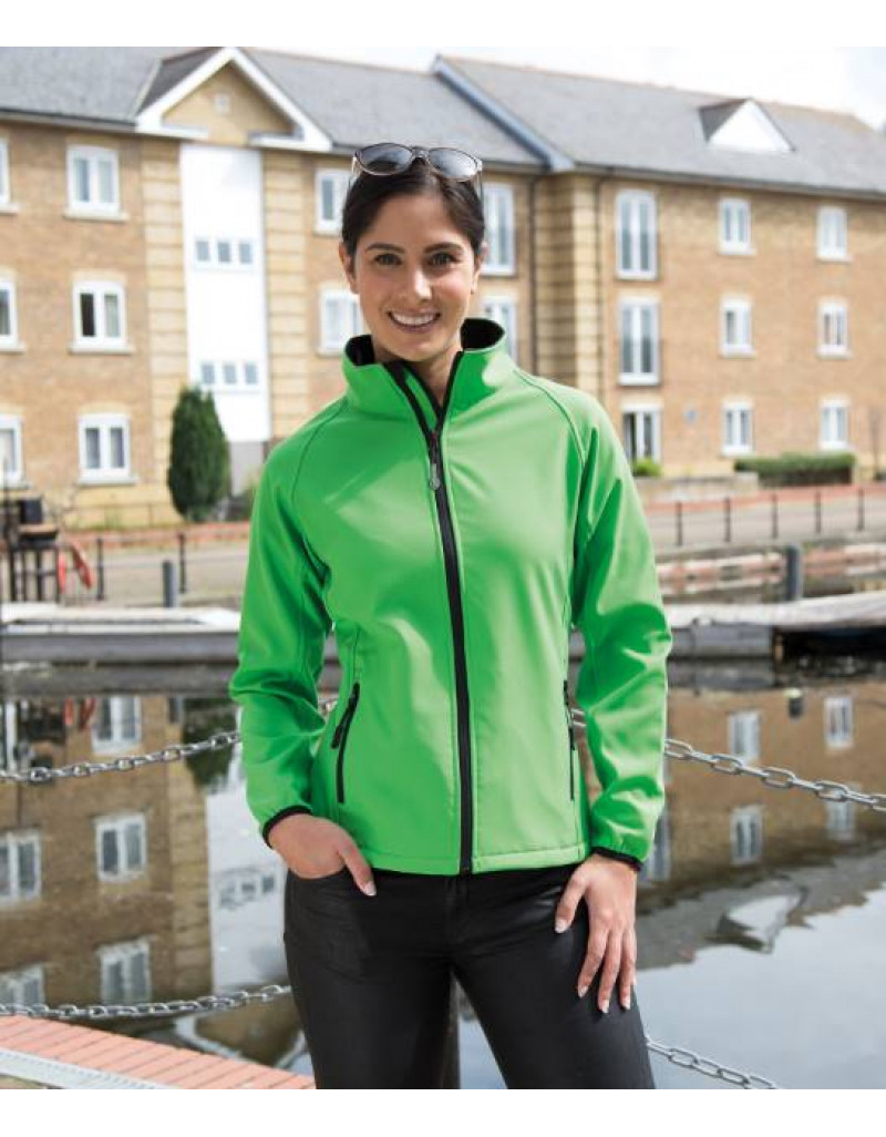 Jachetă softshell cu 2 straturi pentru femei, imprimabilă